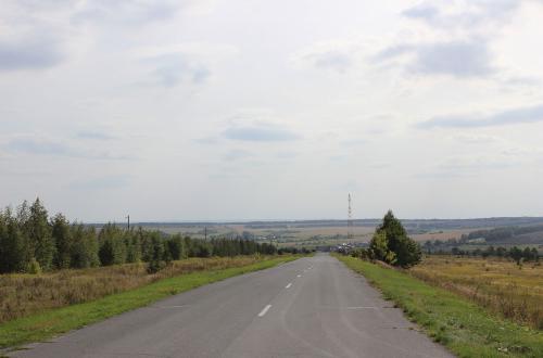 Виды села со стороны Кайбичево