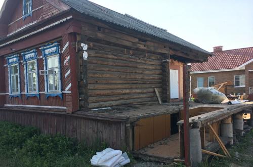 Дом Традиций до и во время ремонта